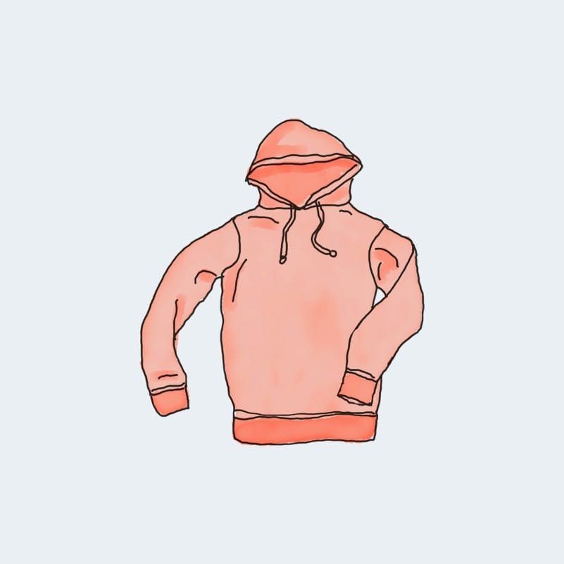Orange Hoodie